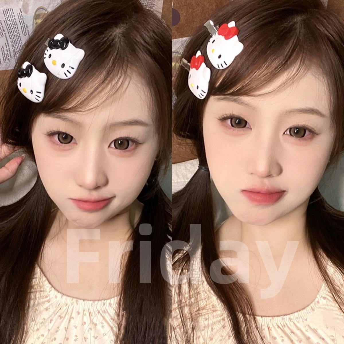 新品 激レア ハローキティ バタフライ ヘアクリップ アゲハ ヘアピアス 当時物 Qoo10] 【3日で出荷】日焼けキティ ヘアクリップ : バッグ・雑貨
