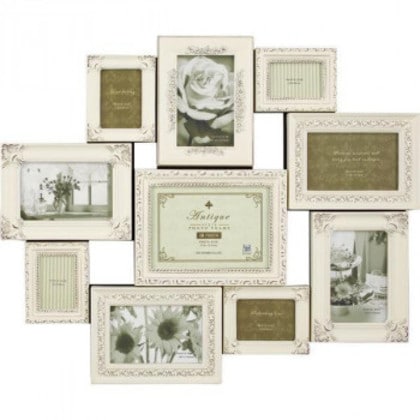 写真立て デコレーション 10 ウォールフレーム アンティークバニラ DF-07001