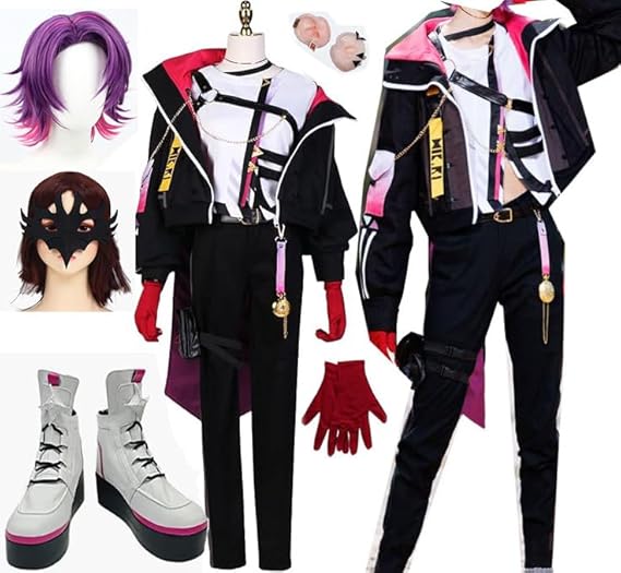 【全シリーズ発売中】 【値引き中】靴 ウィッグ コスプレ衣装＋イヤリング＋手袋＋マスク クリスマス お祭り コスチューム 変装 ステージ服 仮装 ハロウィン わたらいひばり コスプレ衣装 渡会雲雀 に 20,755円