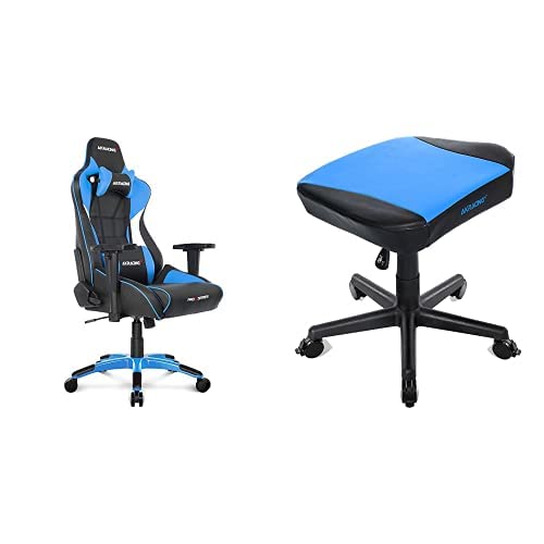 ゲーミングチェア Pro-X V2 BLUE 青 +フットレストセット 84618