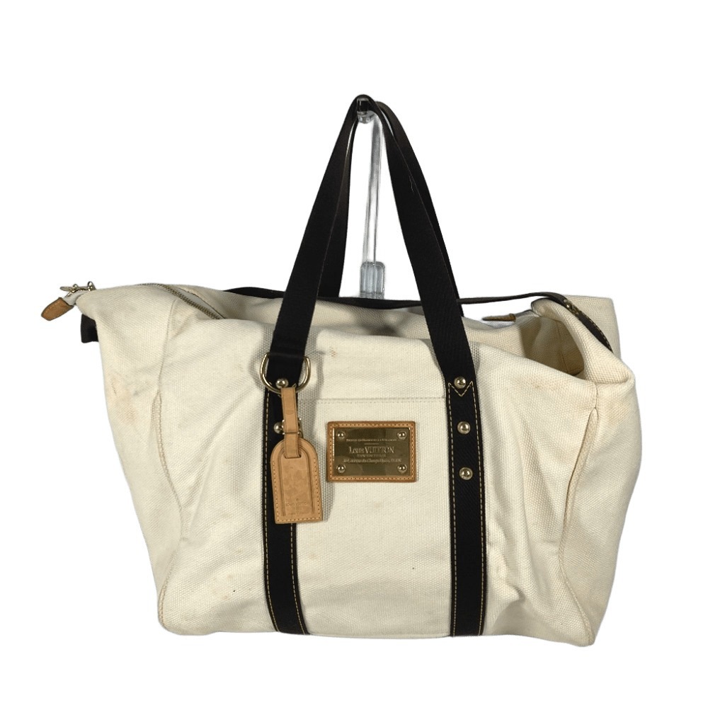 ボストンバッグ M40030 サックウィークエンド アンティグア 2WAYバッグ ショルダーバッグ 肩掛け トートバッグ キャンバス エクリュ ホワイト