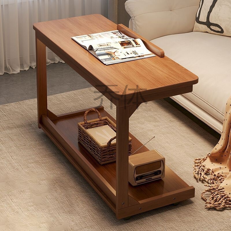 q褅8 サイドテーブル 可動ソファサイドテーブル Hakka 小さなテーブル 収納ラック バルコニー 小さなコーヒーテーブル 寝室 ベッドサイドテーブル 7,168円