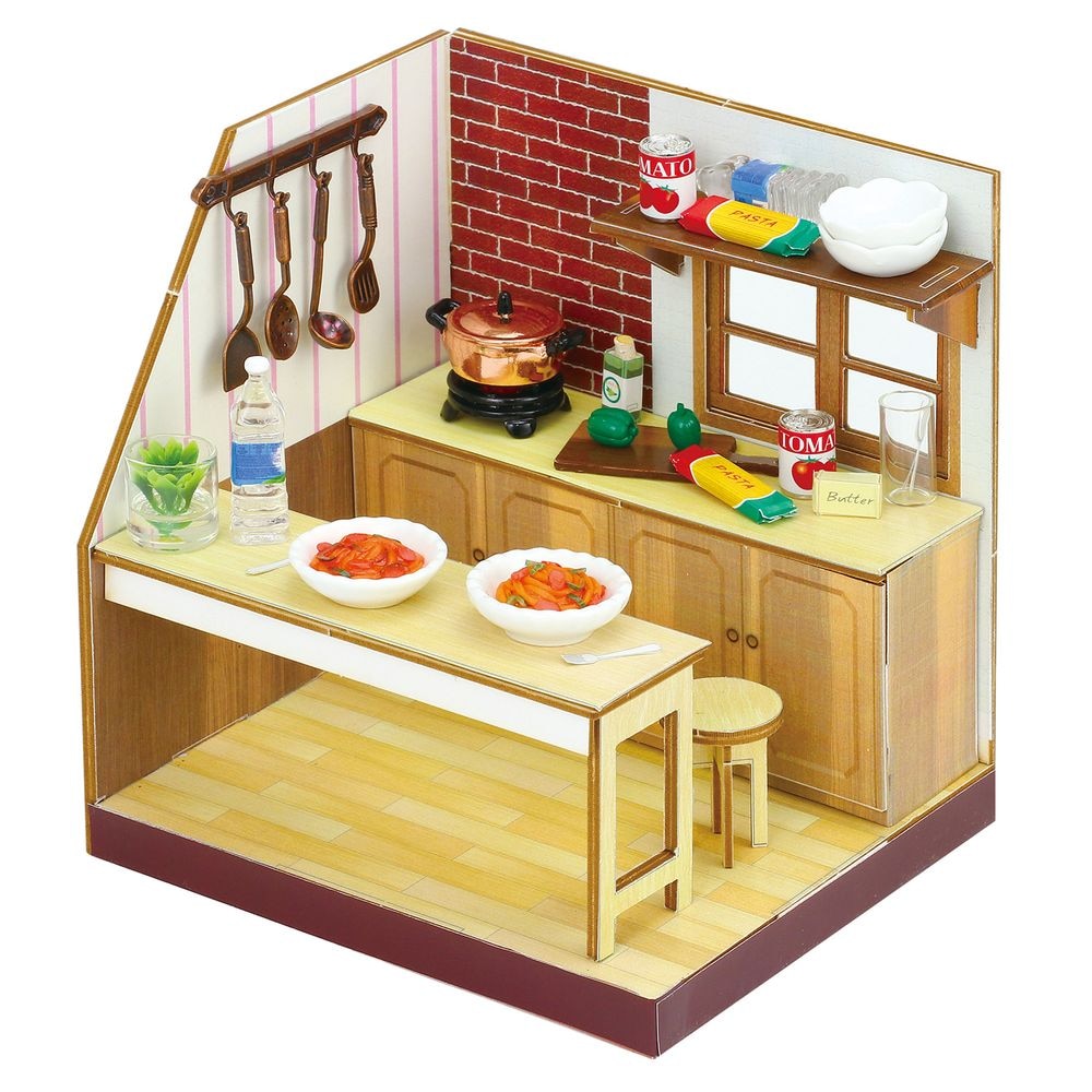 （まとめ買い）ミニチュアキッチン パスタでランチ 58312 [x3セット]