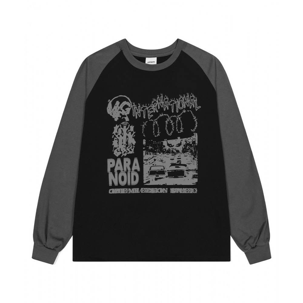 マハグリッドインターナショナルラグランLS Tシャツブラック (MG2DFMT561A) 7,325円