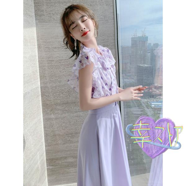 セットアップ レディース 夏 トップス ブラウス フレアスカート 半袖 3点セット おしゃれ オフィス 通勤 OL カジュアル ボトムス デート 30代 40代 50代 5,478円