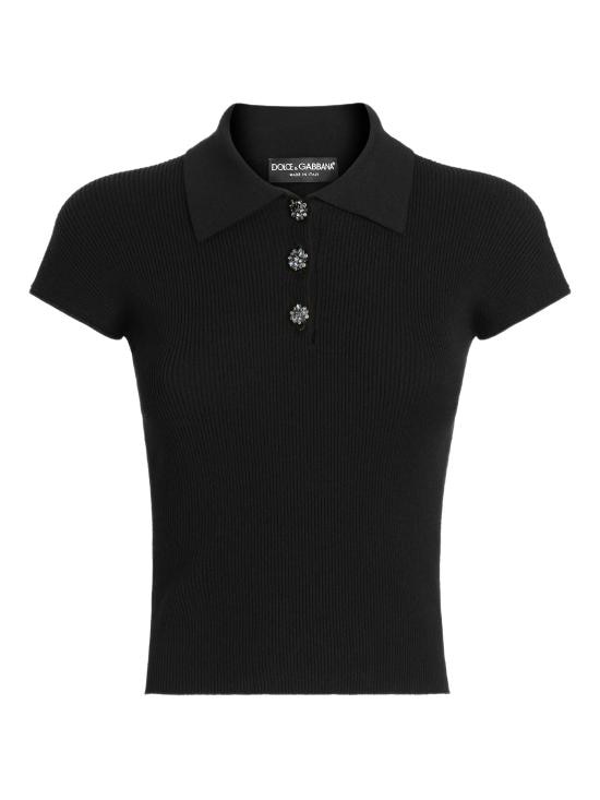 DOLCE & GABBANA Women Polo Shirts FXZ41ZJFMHG N0000 Black