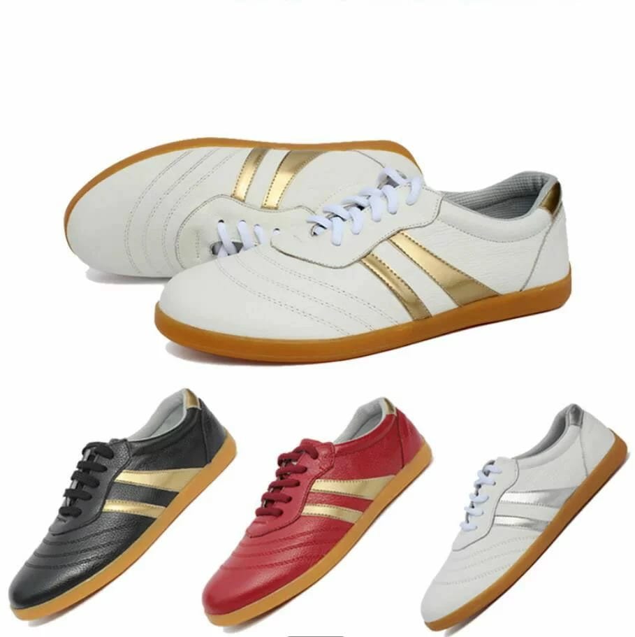 【NEWカラー追加】新生活 太極拳シューズ 21.5cm-27.5cm 大人用 子供用 牛革 男女兼用 太極拳靴 スポーツスニーカー 柔らかい トレーニングシューズ 太極拳 武術 長拳 武術 カンフー