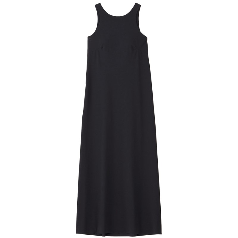 LONG DRESS W CUP 水泳 ウェアワンピース (saw62430-k)