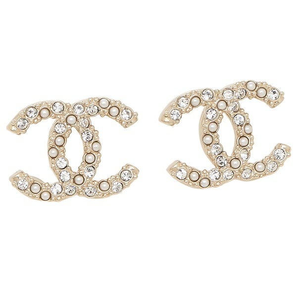 Qoo10] CHANEL シャネル アクセサリー ピアス CCマー