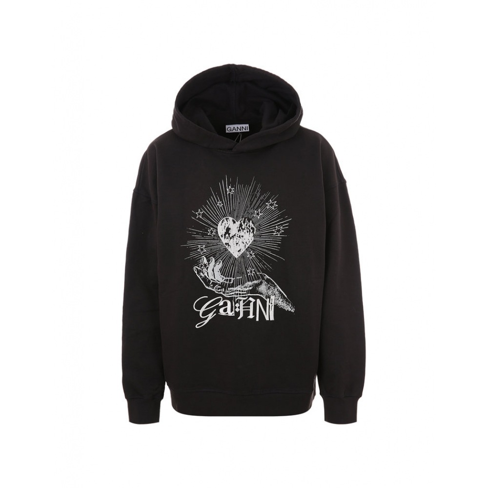 ガニー ハート グラフィック オーバーサイズ フーディー T4082 252
