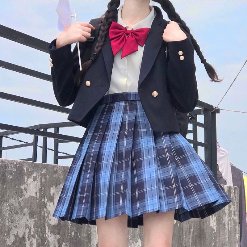 女子高生 制服 学生 スクール コスプレ ファッション レディース リボン ブレザー スカート チェック 5点セット 学生服 JK制服 cos コス ジャケット 文化祭 卒業式スーツ お揃い