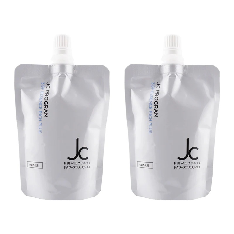[2個セット]JC3GFエッセンスリッチプラス 美容液 100mL つめかえ用 ハリ ツヤ 保湿 レフィル 基礎化粧品 [ギフトラッピング対応]