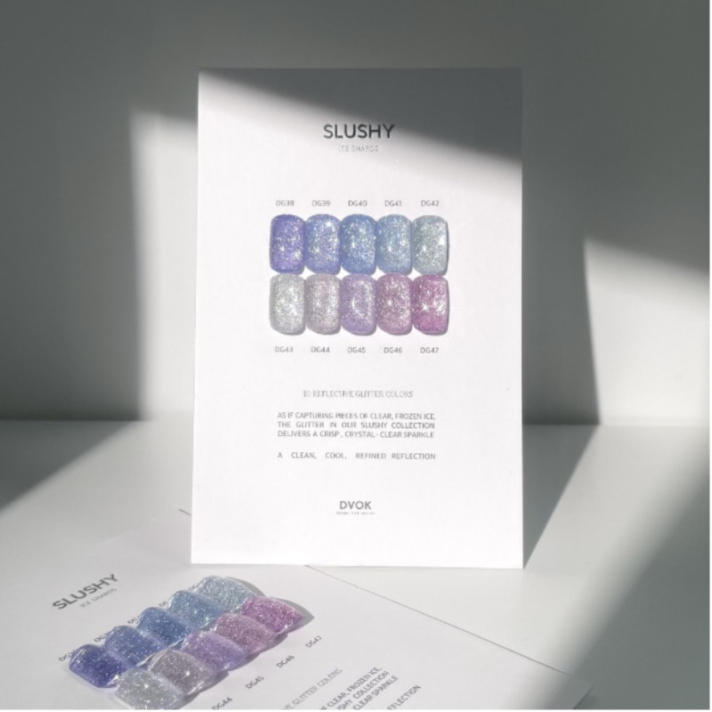 DVOK / SLUSHY Reflective Glitter Gel 10 Set / Nail