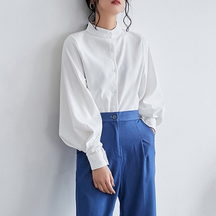 トップス デート シャツ ブラウス カットソー 袖あり 長袖 かわいい 大人可愛い きれいめ シンプル カジュアル 大人 上品 おしゃれ お洒落 主役級 存在感 春 秋 10代 20代 30代