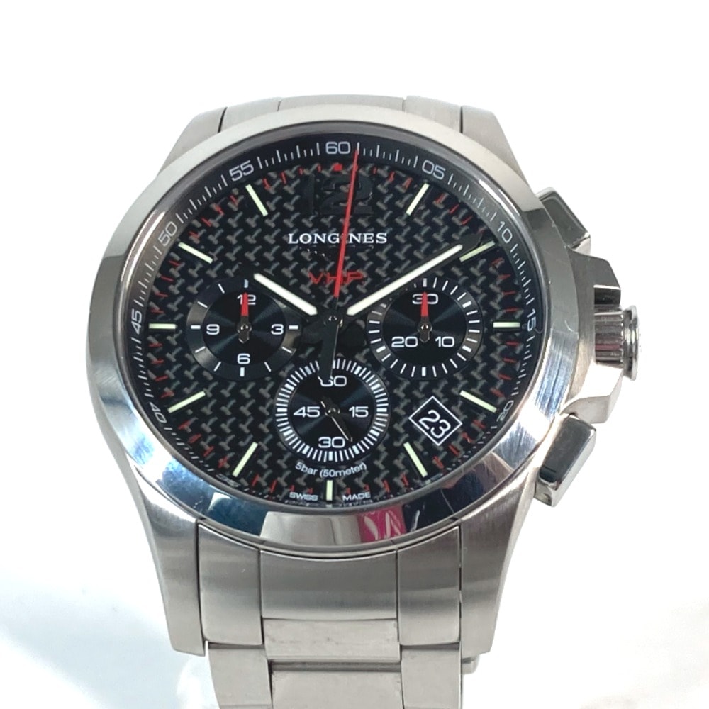 LONGINES ロンジン 腕時計 L3.717.4.66.6 コンクエスト VHP メンズウォッチ SS シルバー
