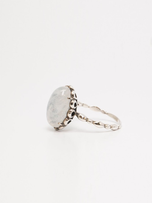 【HARANG】 HR 44R_Moonstone Flower Ring 正規品