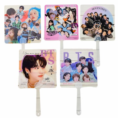 Qoo10] 透明 うちわ 四角 BTS JUNGKO