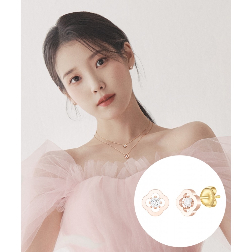 ジェスティーナ [アイピック] クロービア 14K イヤリング (JJCLEQ3BS150R4000)