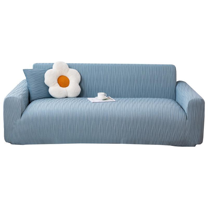 ソファーカバー 夏 涼しい 快適 簡単 洗える 伸びる おしゃれ 猫 傷防止 シンプル オールインワン 緑 青 ピンク ほこり 除け 無地