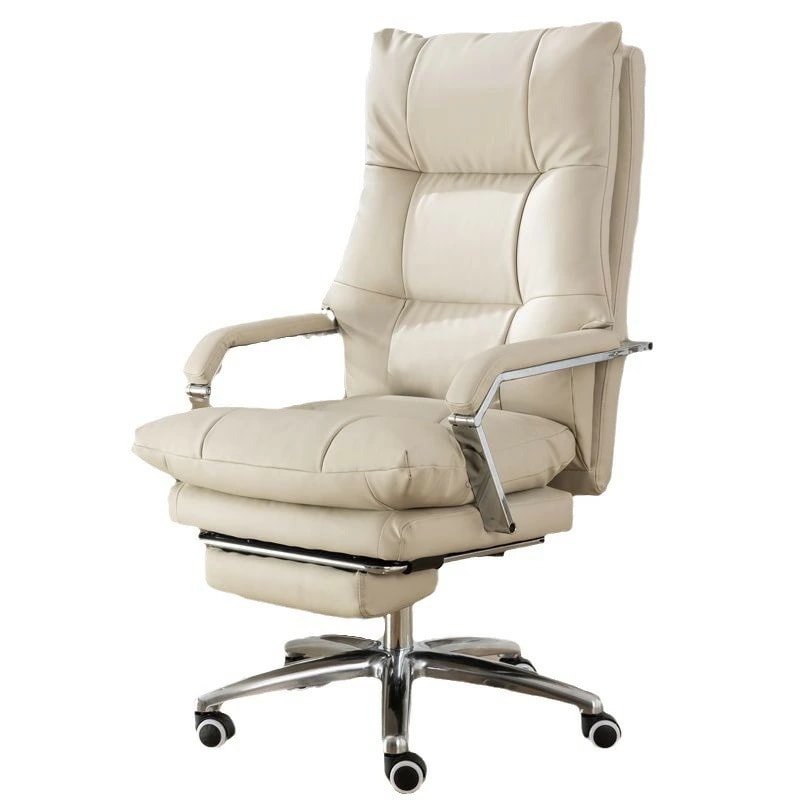 ン有エグゼクティブチェア 軽奢 快適 長時間OK ビジネス用 PCチェア 書斎椅子 仕事用 リクライニング可能 昇降機能付き クッション入り 日用雑貨 家具 便利