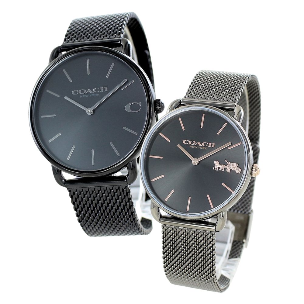 コーチ ペアウォッチ 夫婦 両親 カップル ペア 腕時計 手表 ペア腕時計 お揃い おしゃれ シンプル ブラック グレー 結婚祝い 誕生日 プレゼント 結婚記念日 ペアギフト おすすめ COACH 時 23,927円