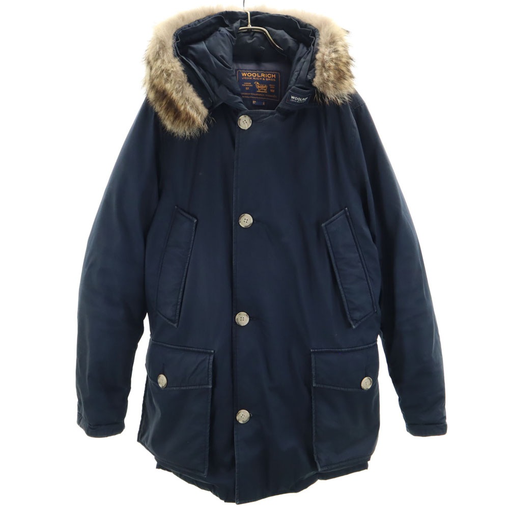 モルドバ製 アークティック パーカー S ネイビー ARCTIC PARKA たぬきファー メンズ