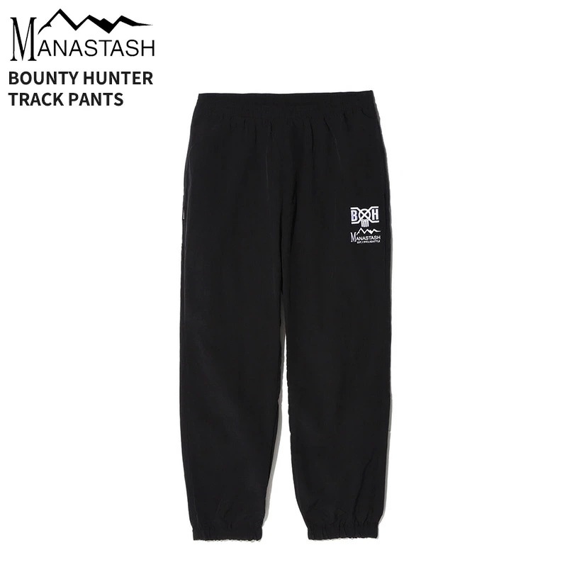 マナスタッシュ×バウンティハンター メンズ ナイロンパンツ MANASTASHｘBOUNTY HUNTER トラックパンツ ボトムス 792-5210012