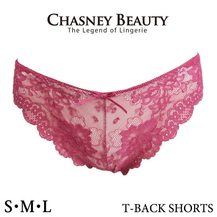 チェスニービューティー CHASNEYBEAUTY Tバックショーツ CHICAGOLACE シカゴレース ペアタンガショーツ ソングショーツ メール便2点まで CB870/29 A【A】