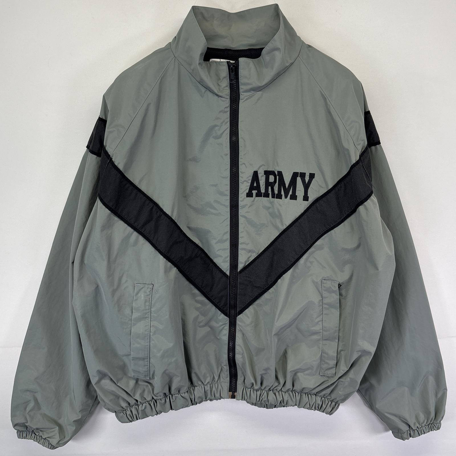 古着 ミリタリー ミリタリージャケット IPFU トレーニングジャケット リフレクター U.S.ARMY フルジップ MR カーキ系 メンズ