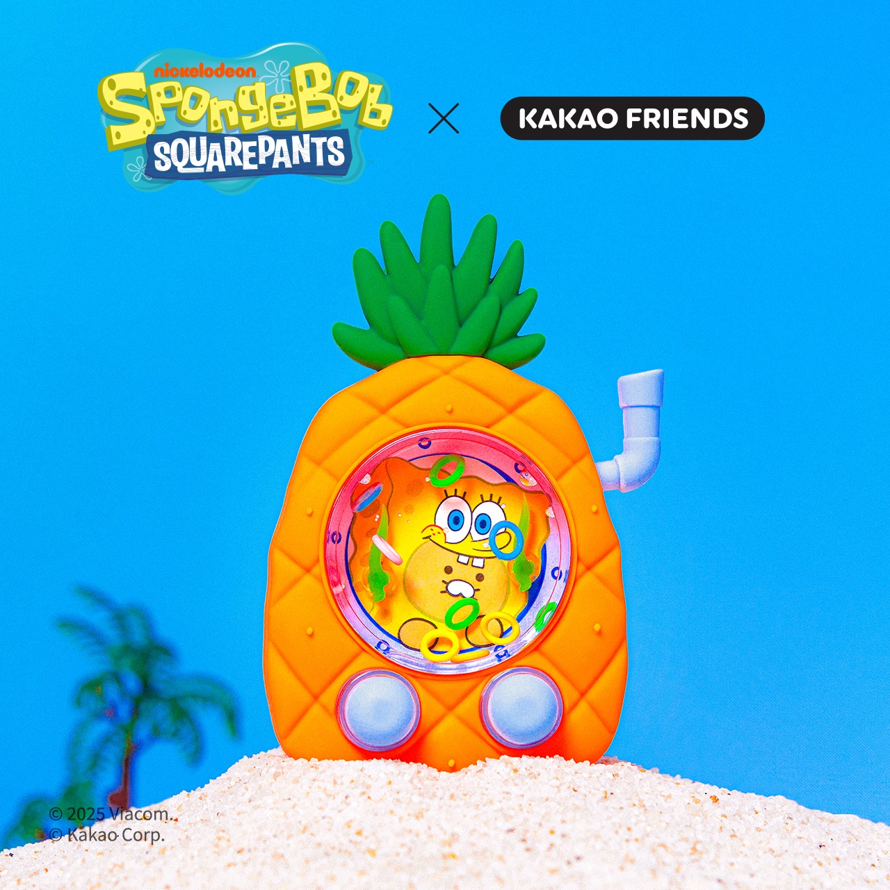 【KAKAO FRIENDS】スポンジボブ コラボ ぬいぐるみ チュンシギ スポンジボブとカカオフレンズ夢のコラボ🧽💛 世界的人気