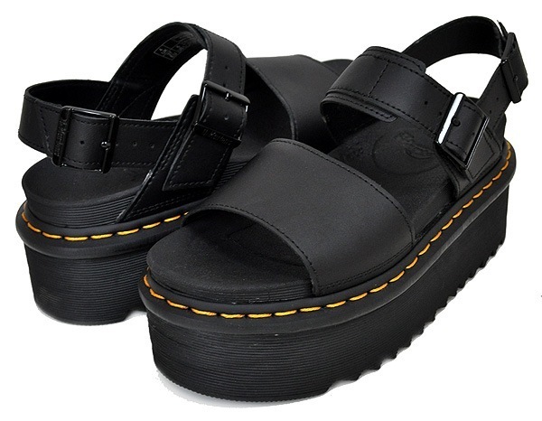 ヴォス クアッド 26725001 ブラック ハイドロレザー プラットフォーム