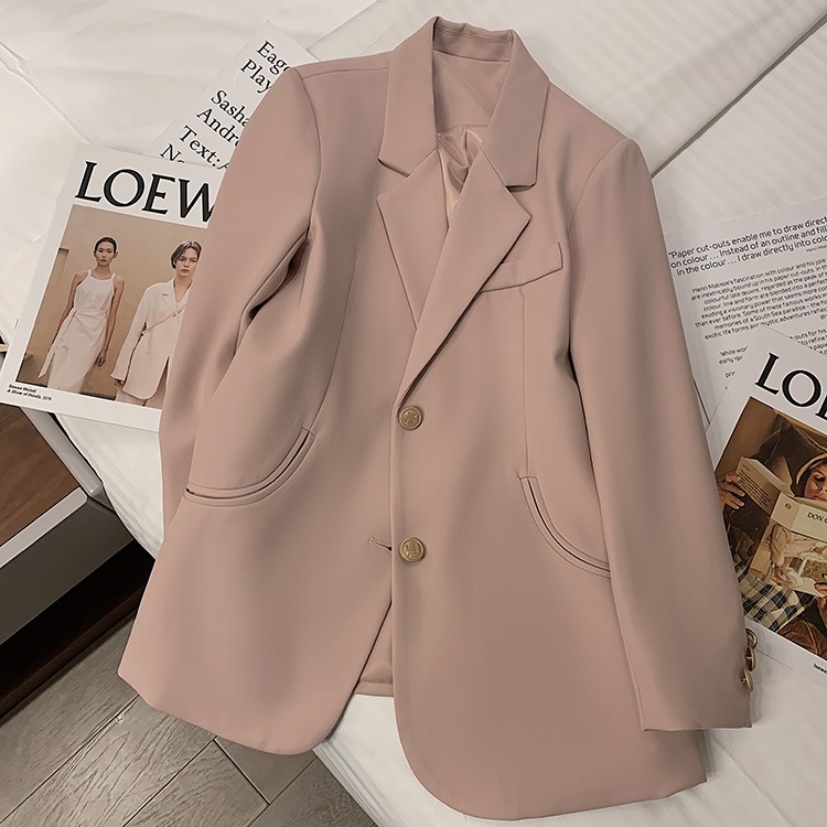 くすみカラージャケット 春秋スーツジャケット カジュアルジャケット エレガントカジュアル アウター ジャケット 上着 スーツ 白トップス ロング 袖あり 長袖 Vネック 襟付き スリム 細身