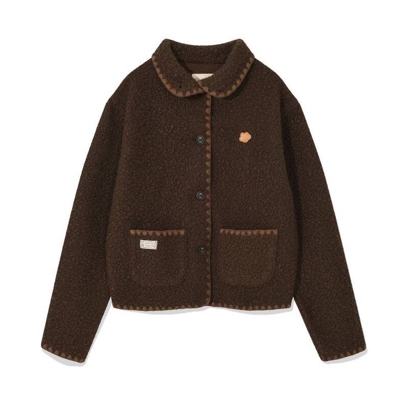 ワッキー・ウィリー WACKY WILLY レディース シアリングステッチジャケット ブラウン WA2503JK66BR 398984