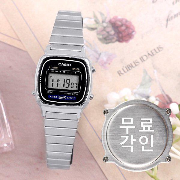 無料刻印 LA670WA-1 カジュアル レディース メタル時計 d