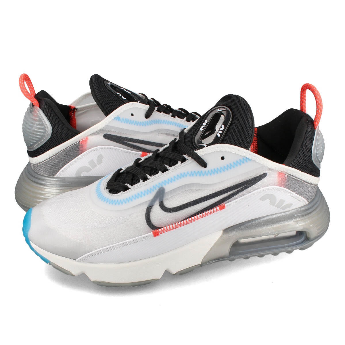 NIKE AIR MAX 2090 WHITE/BLACK/PURE PLATINUM/BRIGHT CRIMSON