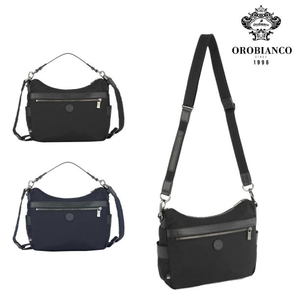 【Orobianco】92954 ソロペルテ ショルダーバッグ 斜め掛け 普段使い 使いやすい 大容量 カジュアル シンプル 牛革 メンズ プレゼント ギフト ブラック
