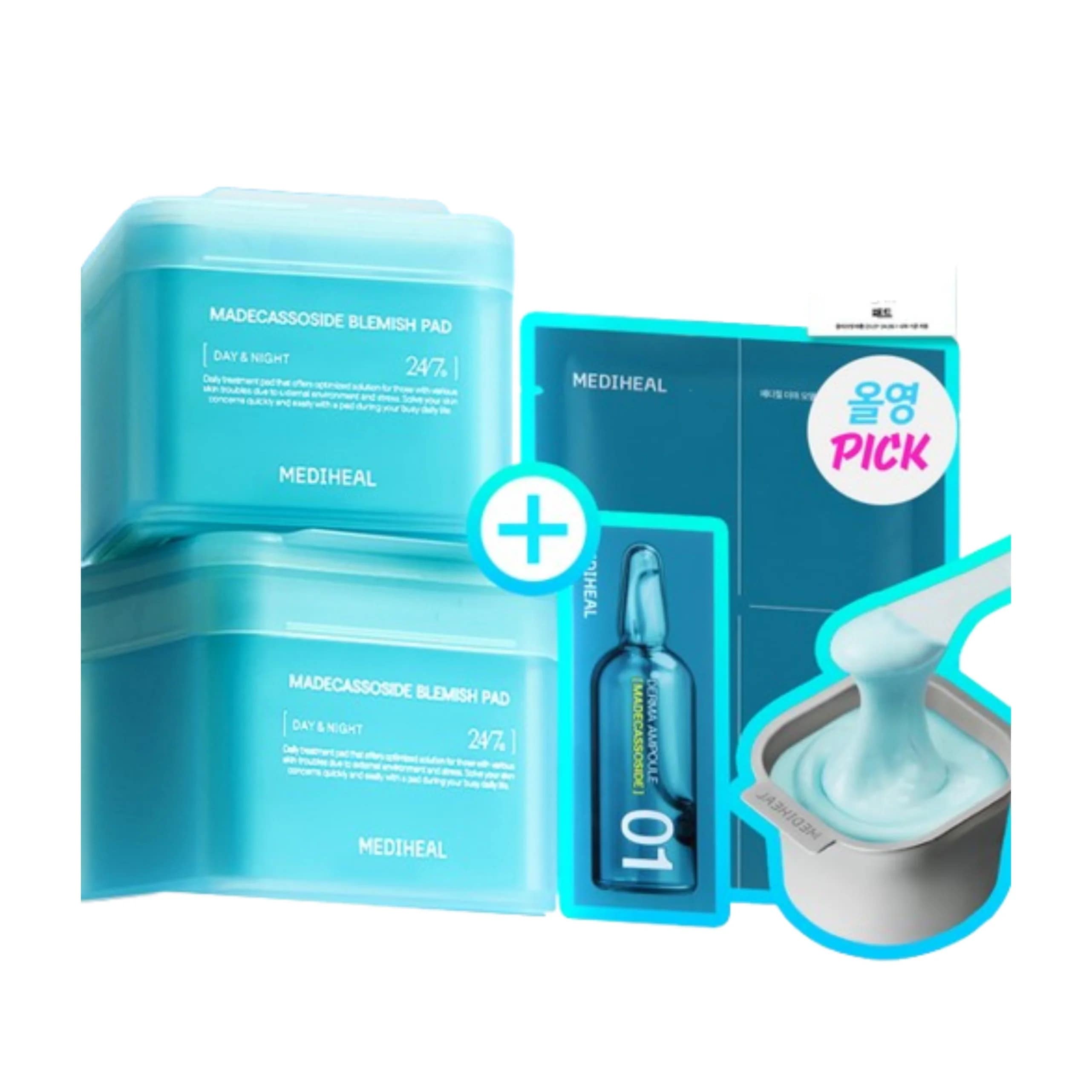 マデカソサイド跡パッド100+100枚(+ダーマアンプル+モデリングパウダー+スパチュラ贈呈) 5,030円