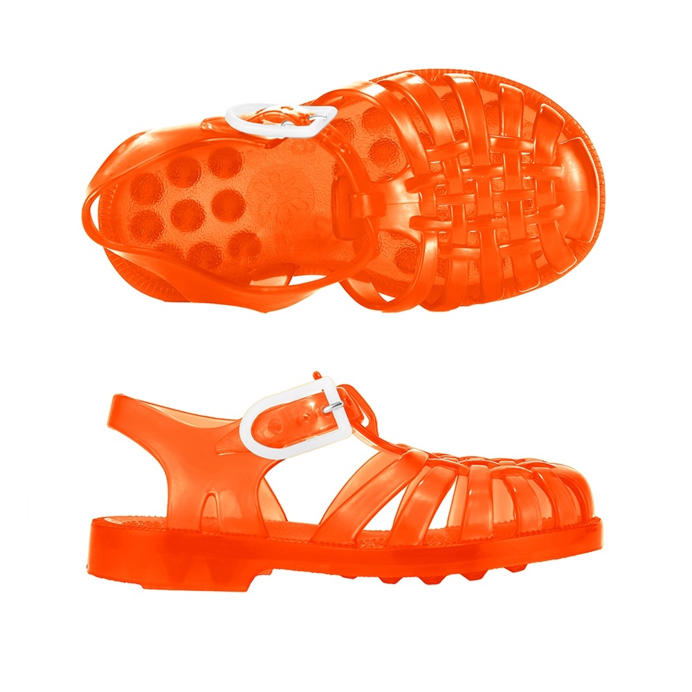 メデューズサン 201 FLAMME フレームレッドキッズ用ゼリーシューズサンダル