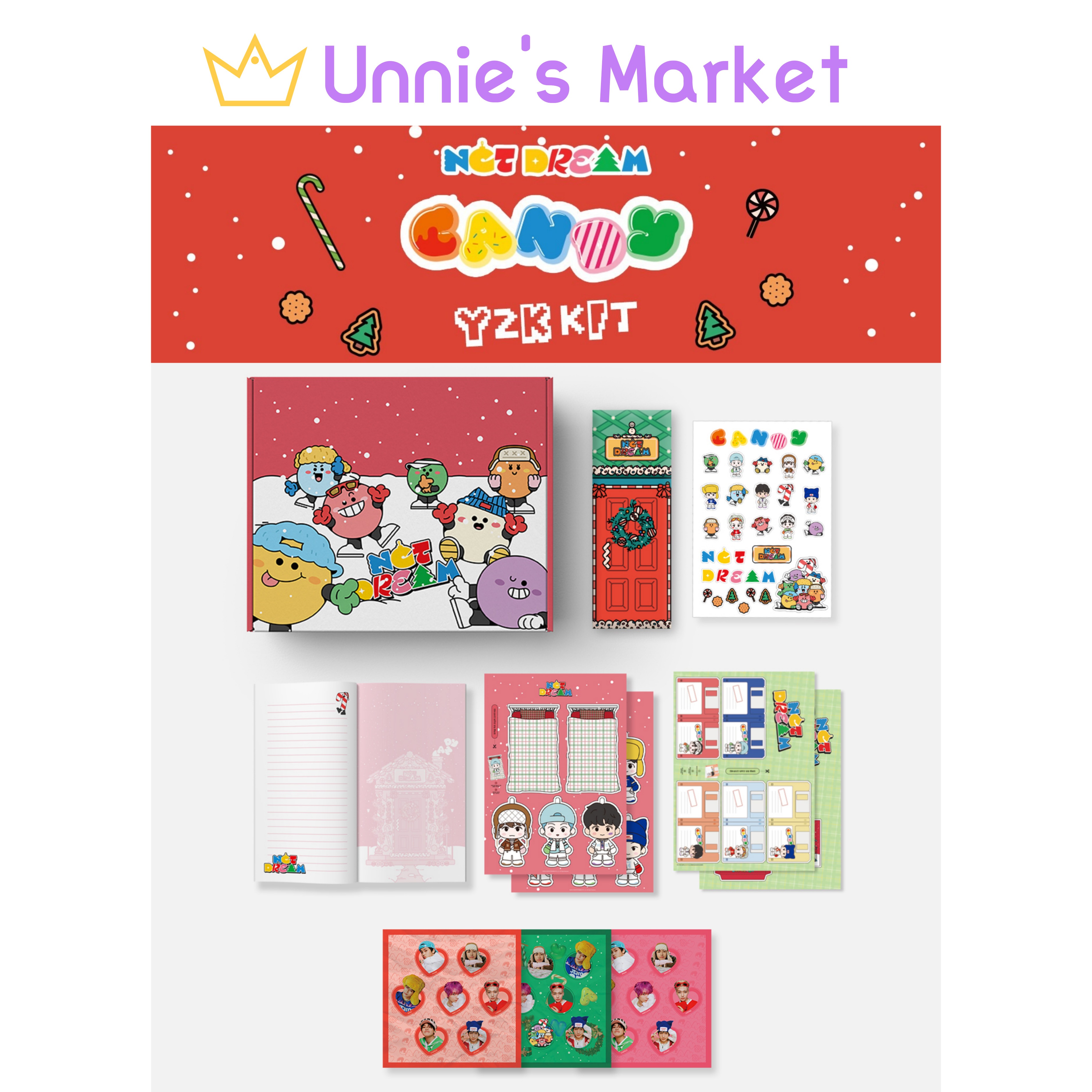 NCT DREAM - [Candy] Y2K KIT + Free Photocard(fan-made) 1EA