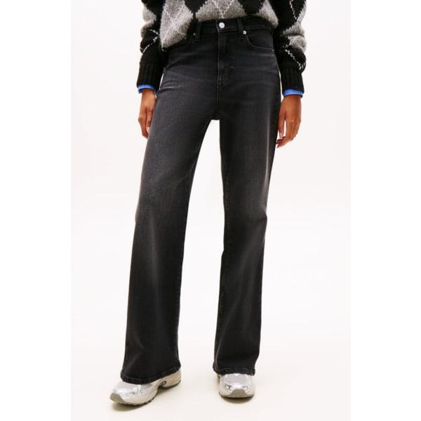 女性ベラフレアブラックデニムパンツ T32G0NEF56TWT1 TOMMY JEANS