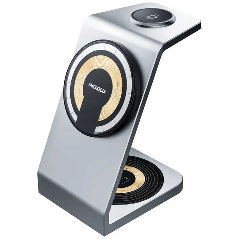 MICRODIA　充電スタンド シルバー　52005