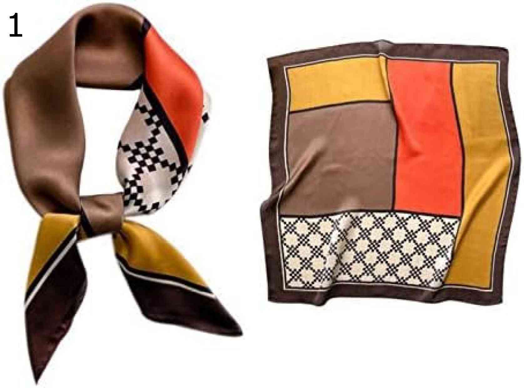 【20%OFFクーポン～】スカーフ　レディース　70*70cm　正方形　手触り良い　レトロ　ネッカチーフ　スクエアスカーフ　巻き方　制服用　オフィス　お洒落　頭飾り　髪の包帯　通勤用　旅行　贈り物　プ