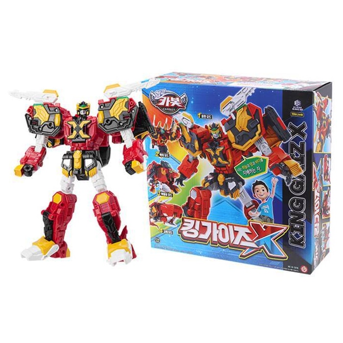 [正規品] ハローカーボット キングガイズX / 4段変形ロボ / 合体ロボット/変身ロボット/韓国玩具/正品