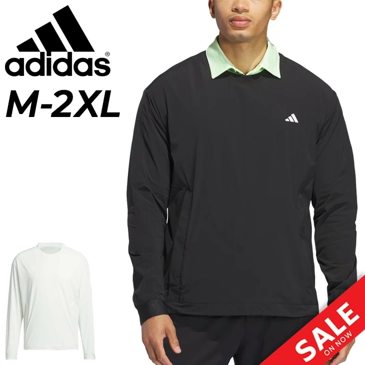 メンズ ゴルフウェア 撥水クルー プルオーバー 長袖シャツ/KOW04