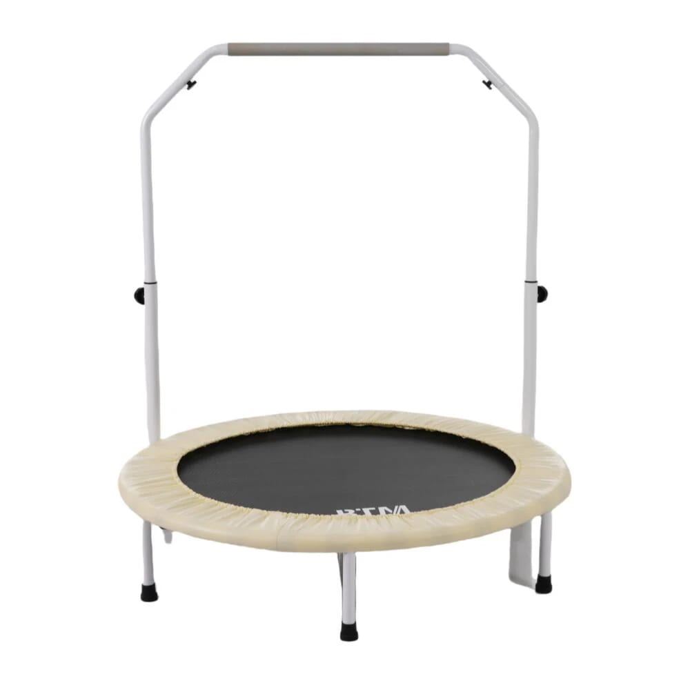 【急速出荷!】補助手すり付き トランポリン ダイエット器具 健康器具 折りたたみ おもちゃ エクササイズ フィットネス 室内運動 あそび 家庭用 子供用 大人用