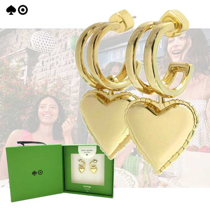 BOX付 バルーン ハート ドロップ ピアス TARGET コラボ 251 10 9474 【国内即送】