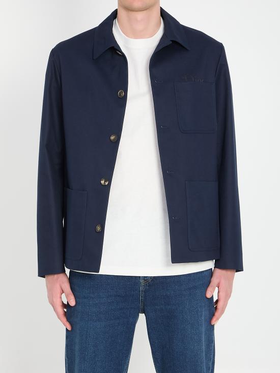 DIOR Men Coats & Jackets 683C208 BLUE
