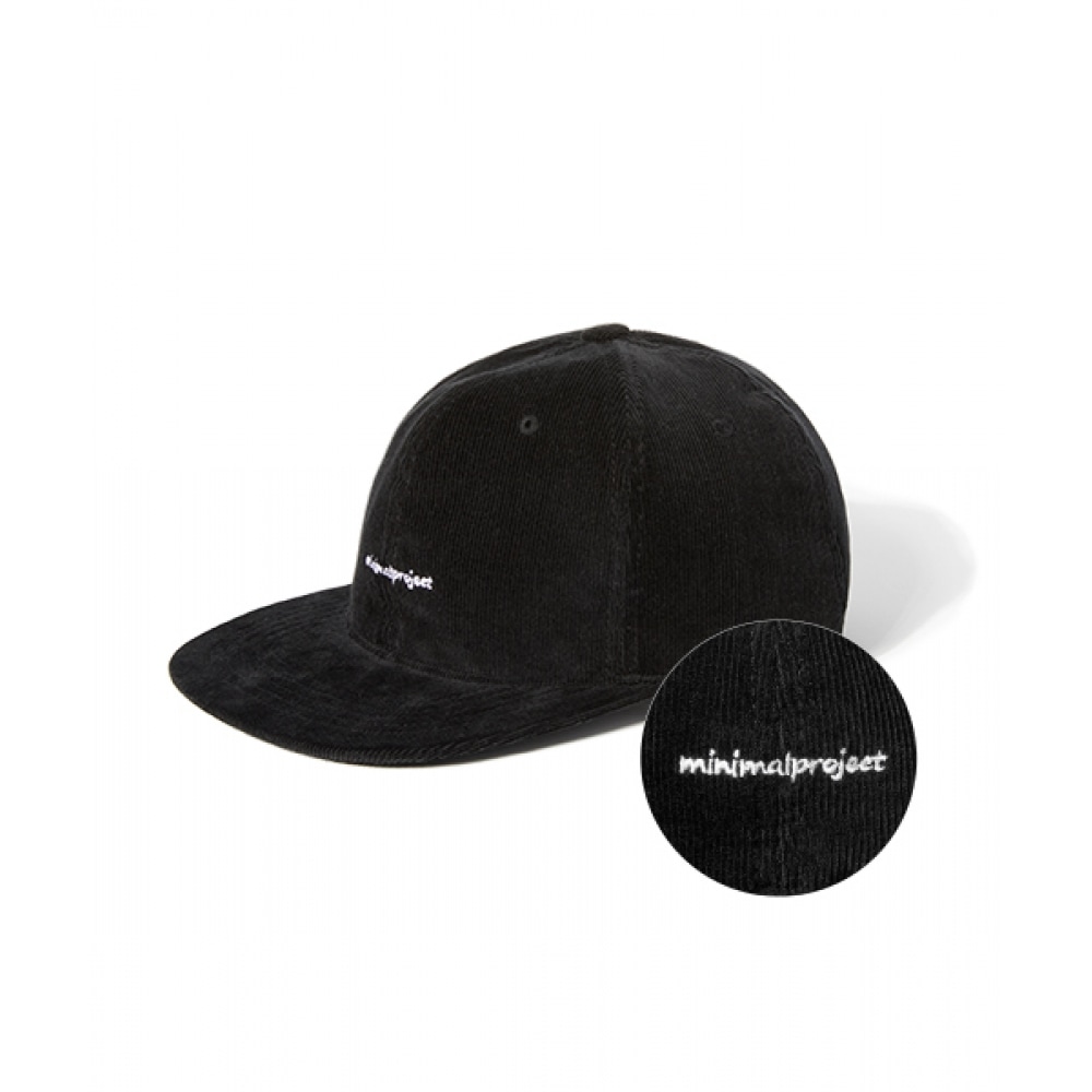 MINIMALPROJECT コーデュロイワイドボールキャップ MCP104 [BLACK]