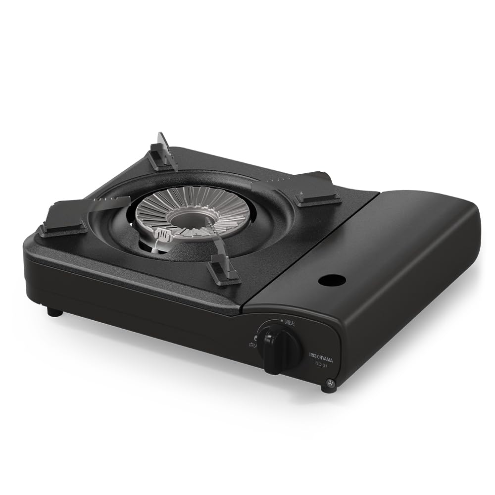 【ガス長持ち】 アイリスオーヤマ(IRIS OHYAMA) カセットコンロ チャコール 内炎式 省エネ ヒートパネル方式 圧力感知安全装置付き お手入れ簡単 卓上 鍋 すき焼き キャンプ 一人飯 持ち 5,675円