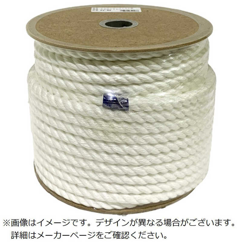 ユタカメイク　ロープ ビニロンロープドラムマキ 12mmx45m　PRVN6